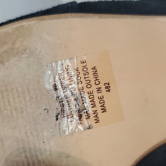 Steve Madden Women Hipster Suede Ankle Heels shoes boots sz 9B - Picture 10 of 11